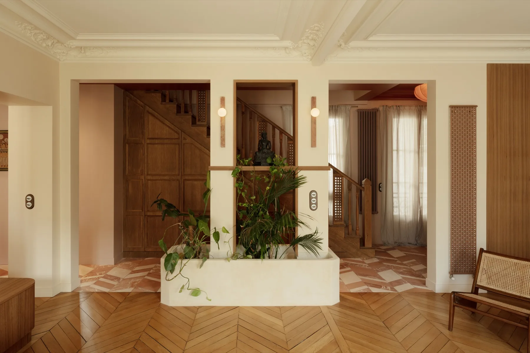 L'entrée du duplex Vavin après travaux